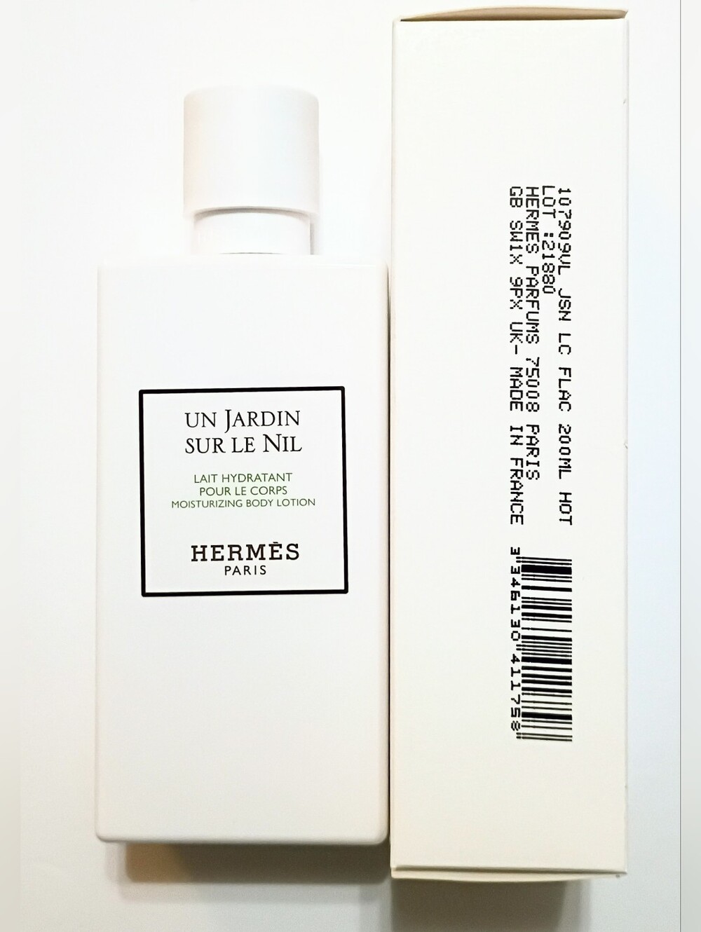 Hermès Un Jardin Sur Le Nil Moisturizing Body Lotion 200 mL 6.5 fl oz New in Box